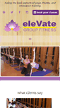 Mobile Screenshot of elevategroupfitness.com